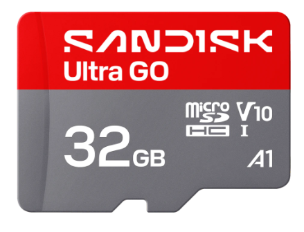 SanDisk microSDHC 32 GB – UHS-I, 120 MB/s Lesen