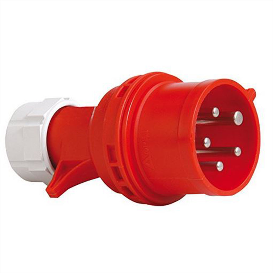 Bachmann BN0500 – Rack-PDU gemessen, 3-phasig, 24× IEC C13 + 6× Schuko (Typ F), 32 A, CEE-Stecker (rot)