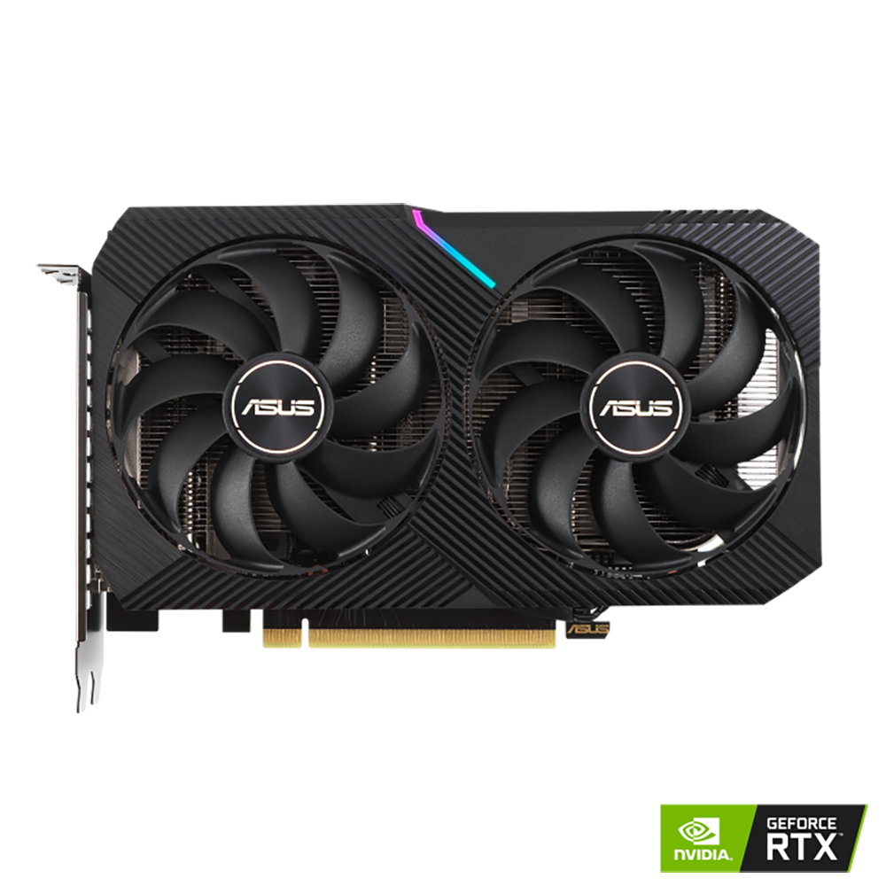 ASUS DUAL RTX3060 O12G V2 – PCIe Grafikkarte – 12 GB GDDR6, 3×DP, 1×HDMI, PCIe 4.0, 1×8‑Pin