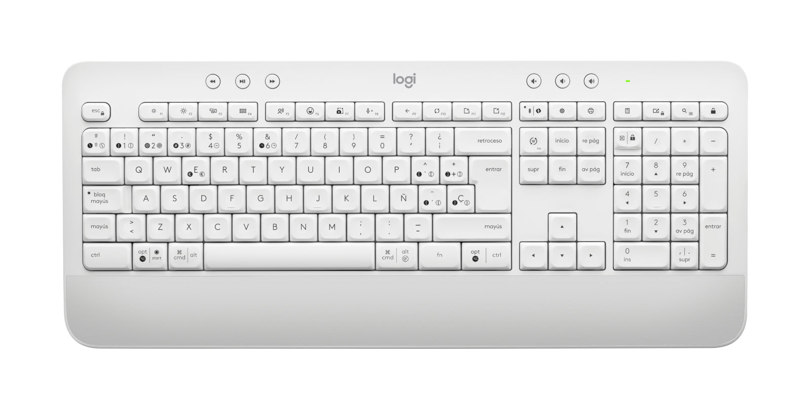 Logitech Signature MK650 für Business – Tastatur-Maus-Set – Membran – Bluetooth & 2,4 GHz (Logi Bolt) – Weiss