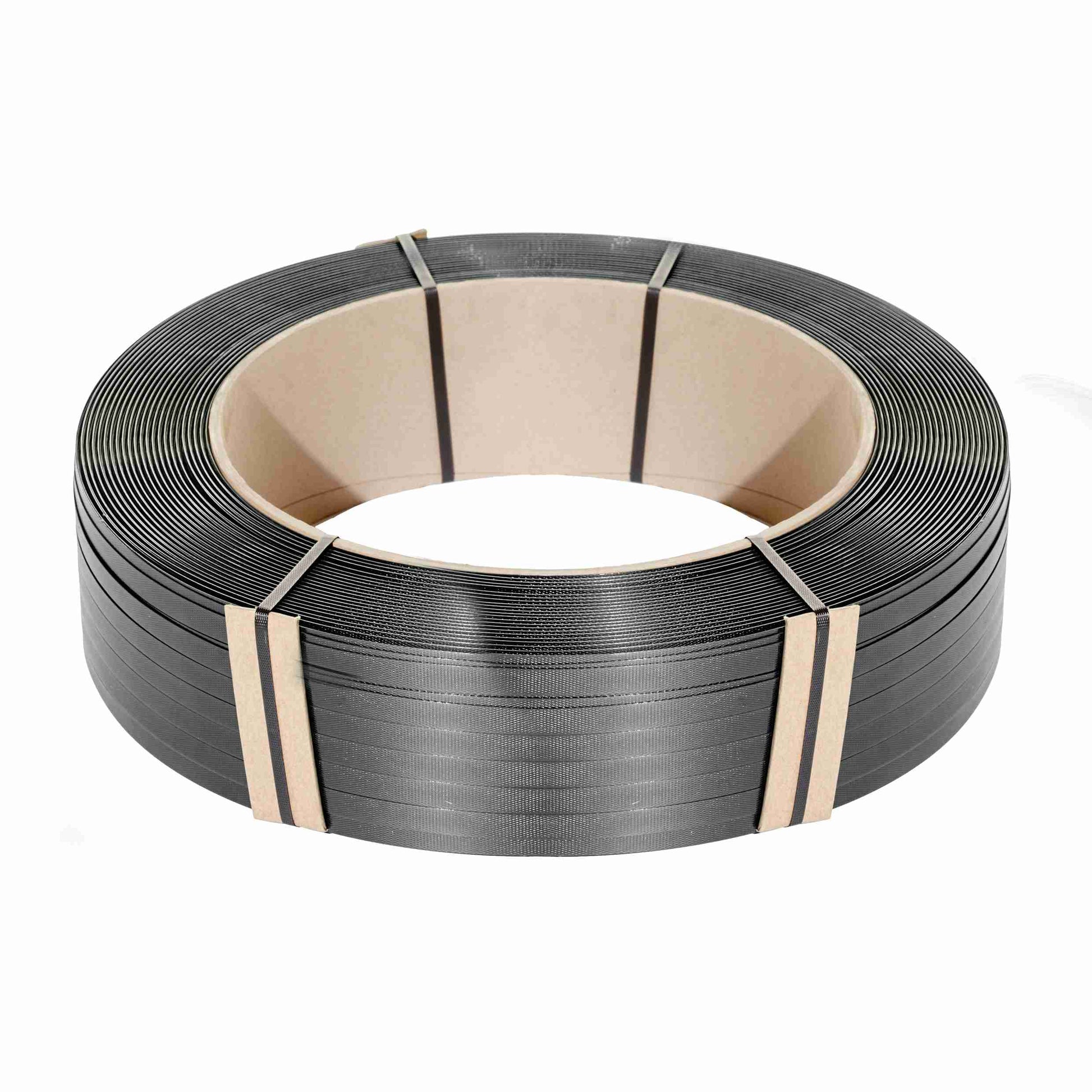 Model – Umreifungsband Polypropylen 12 × 0,55 mm × 3000 m, schwarz, Kern Ø 200 mm – 1 Stück