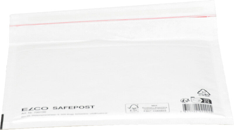Elco Luftpolstertasche – 180 × 160 mm, weiss, selbstklebend, Aufreissperforation – 1 Stück