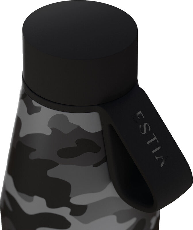 Estia Flow Isolierflasche 500 ml – Doppelwandig 12 h Heiss / 24 h Kalt, Edelstahl, Schraubdeckel