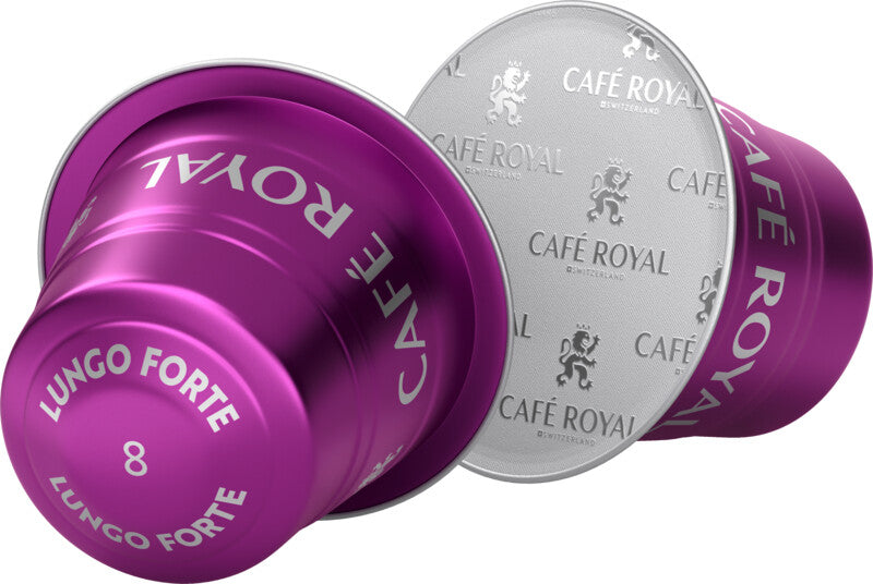 Café Royal Kaffeekapseln Lungo Forte – für Nespresso – Intensität 8 – 36 Kapseln