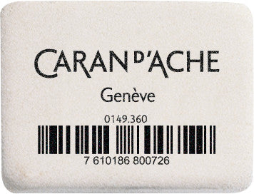 Caran d-Ache Caran d'Ache Radierer – für Bleistifte – 33 × 5 × 24 mm – Kautschuk – Weiss
