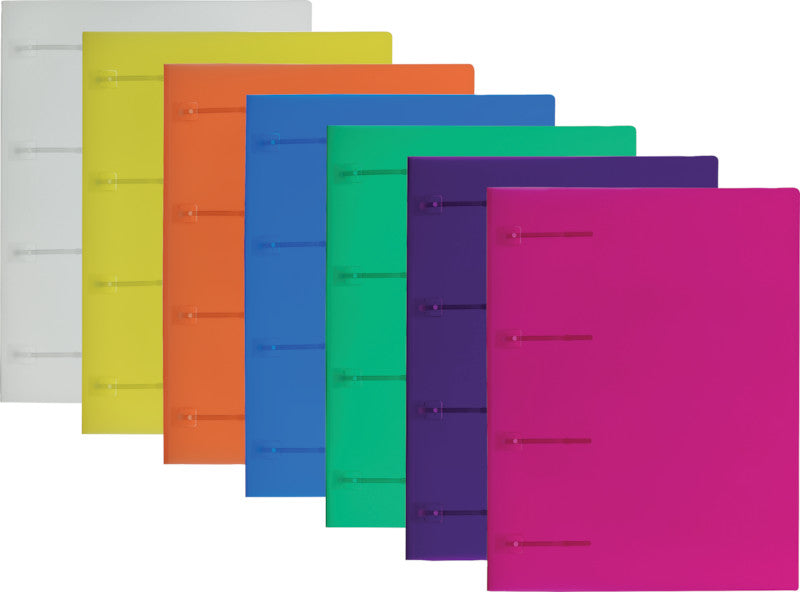 Kolma Schnellhefter easy XL – A4, Kunststoff, Blau, Fassungsvermögen 40 Zeigebuchtaschen