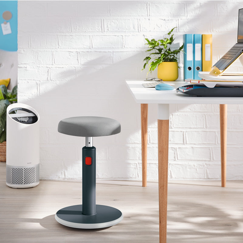Leitz Hocker Ergo Cosy Active – Sitzhöhe 46–79 cm, 110 kg, grau
