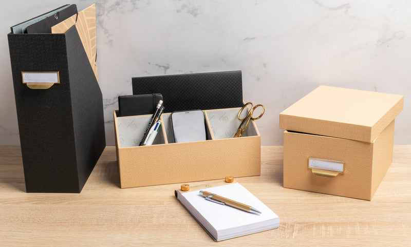 Exacompta Schreibtisch Organizer – für Notizbücher und Tablets – 280 × 150 × 115 mm