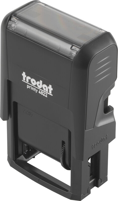Trodat Motivstempel Printy 4822 – Motiv: 12 verschiedene Texte, selbstfärbend, 30 × 4 mm