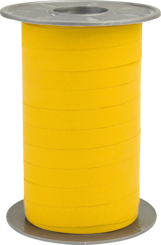 Präsent Geschenkband – Opak – Gelb – 10 mm × 200 m – Kunststoff