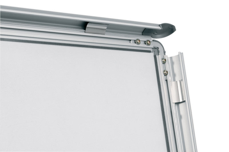 Nobo Plakatständer Premium Plus – für A0 hoch, silber, Metall/Kunststoff, 900×790×1440 mm