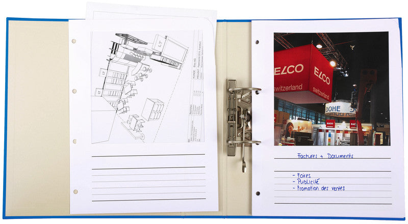 Elco Sichtmappe A4 – Weiss, Papier, Glänzend, 10er-Pack