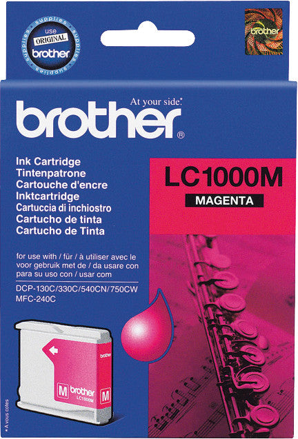 Brother Tintenpatrone Magenta – für Inkjetdrucker, Multifunktionsgeräte