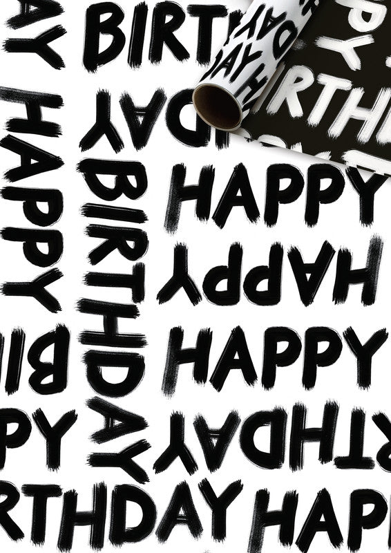Stewo Geschenkpapier Rolle Forby – Geburtstag – 700 × 2000 mm – Papier