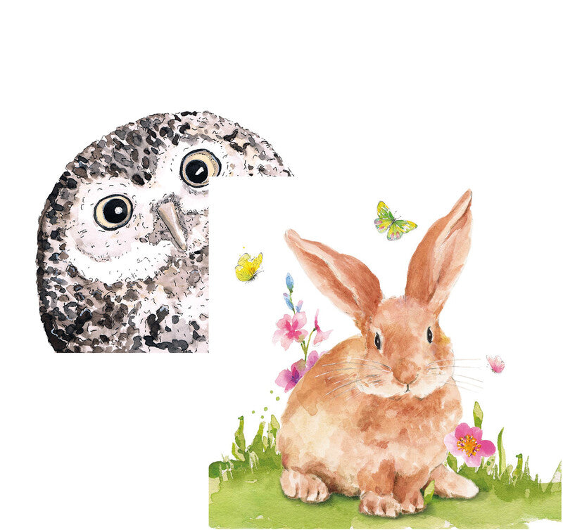 Ppd Servietten Mr. Rabbit – 33 × 33 cm – 2-lagig, Tissue – 20 Stk., FSC