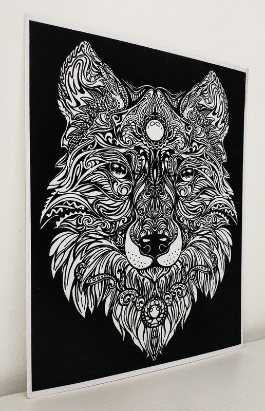 Tataruga Malkarton, Karton, 21 × 29,7 cm, schwarz