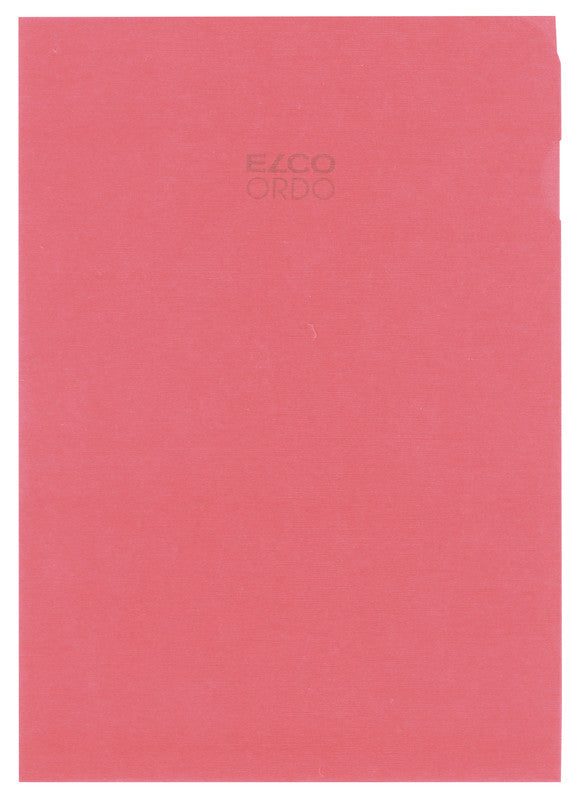 Elco Sichtmappe A4 – Rot, Papier, 100er-Pack