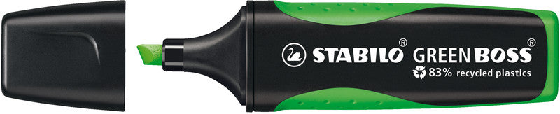 STABILO BOSS Textmarker Grün – Keilspitze, 2–5 mm, nachfüllbar