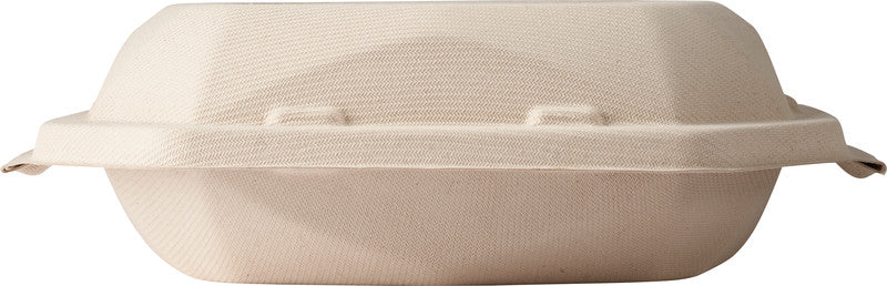 Duni Box-Deckel Bagasse – für Box 650/900 ml, 244 × 192 × 32 mm, braun, 50 Stück