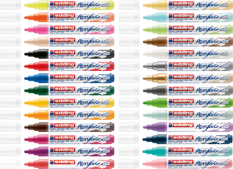 Edding 5100 Acrylmarker – Rundspitze 2–3 mm – Koralle