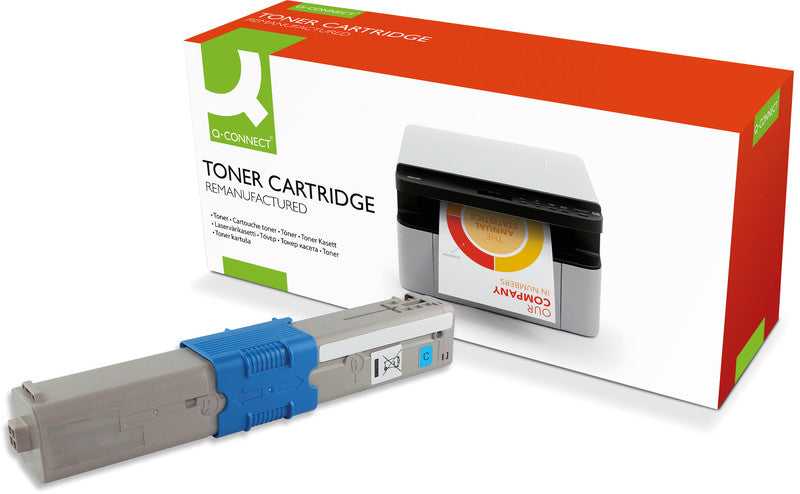 Q-Connect – Toner 44469706 – cyan, 2000 Seiten