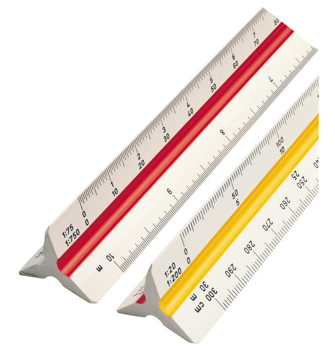 Rotring Wandtafel-Lineal 30 cm – Kunststoff, weiss