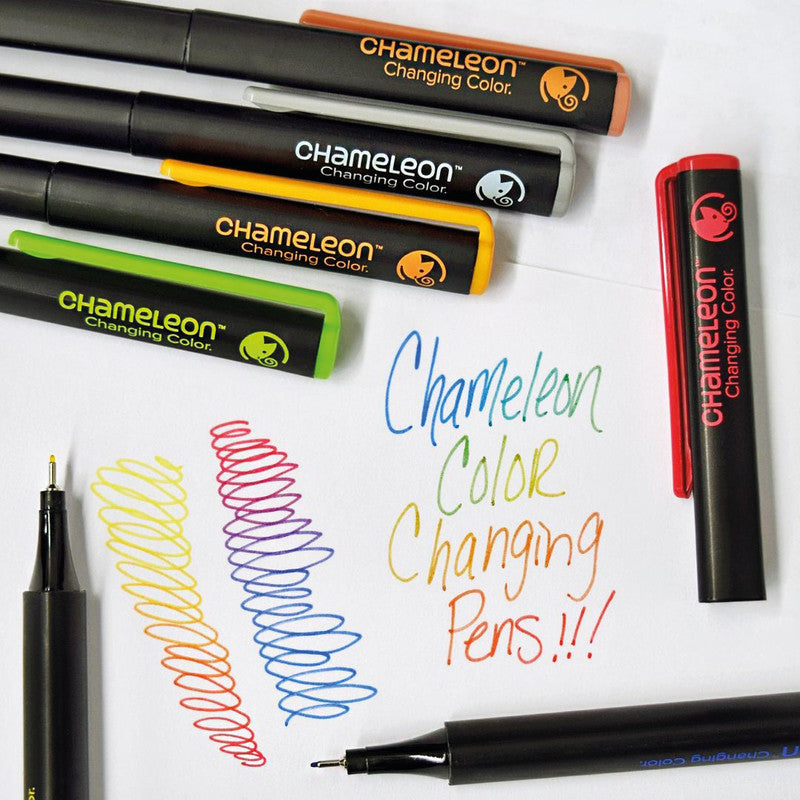 Chameleon Changing Color Fineliner – 6er-Set 0,3 mm – 6 Farben, sortiert