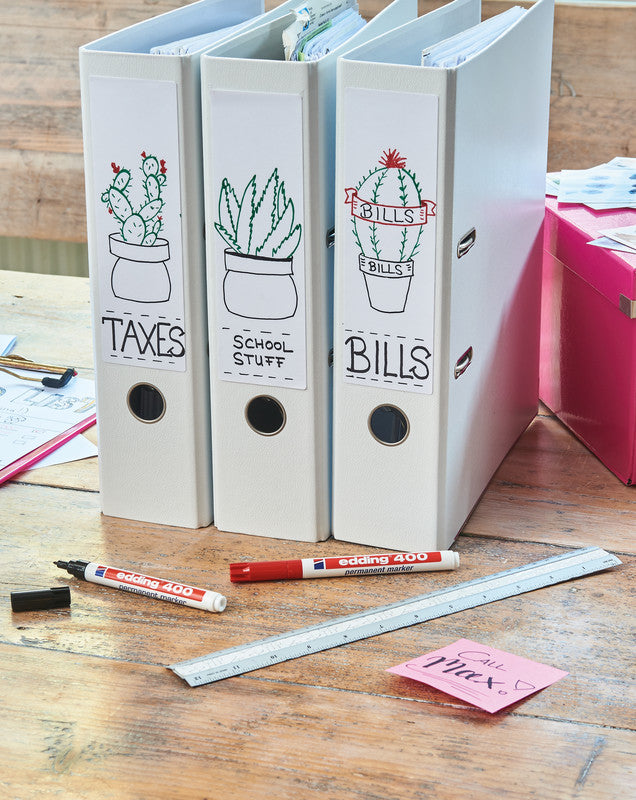 Edding Permanentmarker – sortiert, 4er-Set