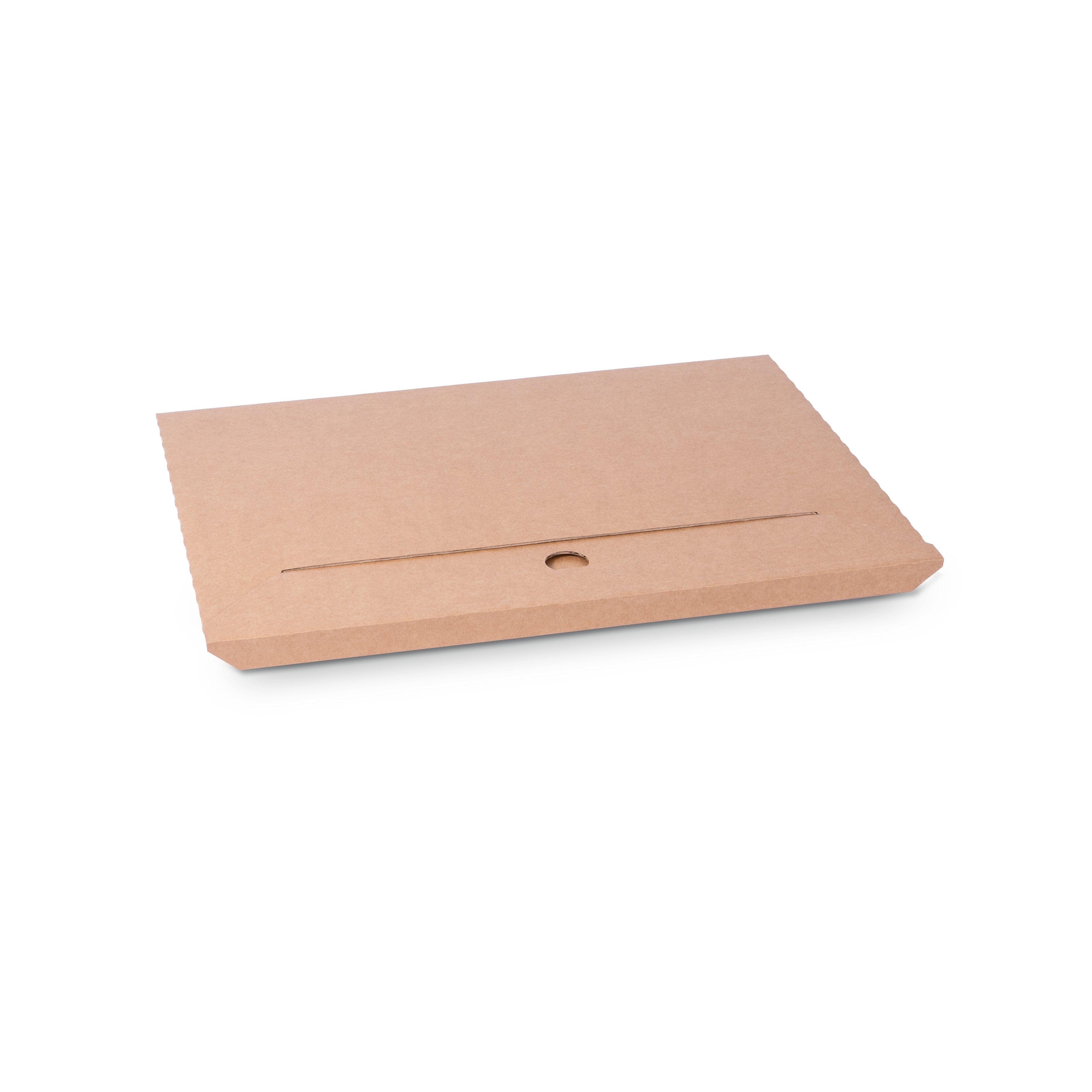 Model Flachverpackung, braun, mit Einstecklasche – 460 × 360 × 10 mm