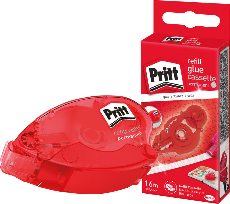 Pritt Kleberoller Nachfüllung – permanent, transparent, nachfüllbar, 8,4 mm×16 m, für Papier, Karton, Fotos u. a.