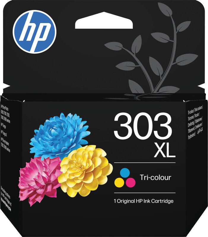 HP 303XL Dreifarbig Tintenpatrone (Original) – 415 Seiten – für HP Envy 6200/7220e/7221e, Tango X