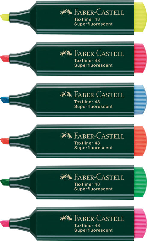 Faber-Castell Textmarker Orange – Keilspitze, 1–5 mm, nachfüllbar