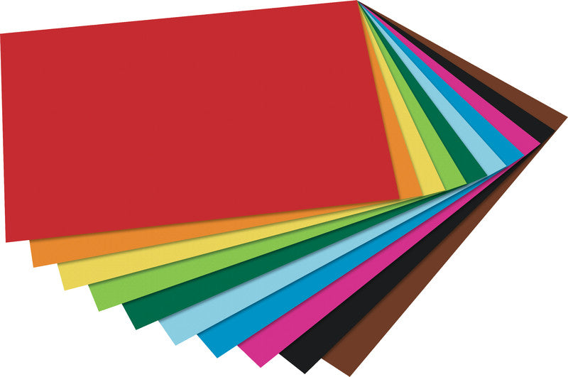 Folia Zeichenpapier A4, 130 g/m², 20 Blatt, mehrfarbig, matt, strukturiert, geleimt, säurefrei, PEFC
