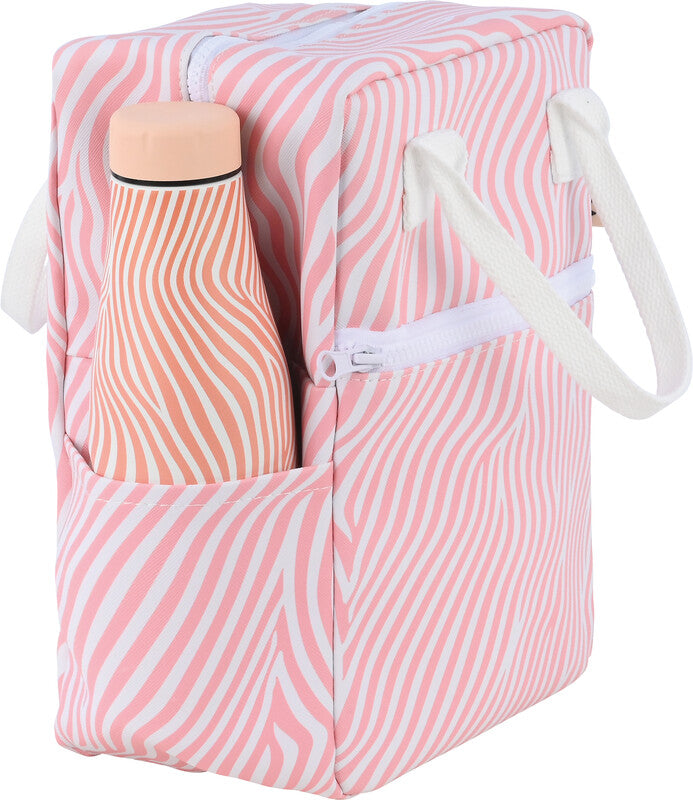Estia Lunchtasche – isoliert, mit Reissverschluss – 200 × 270 × 140 mm – mehrfarbig, Baumwolle – Soft Ripple