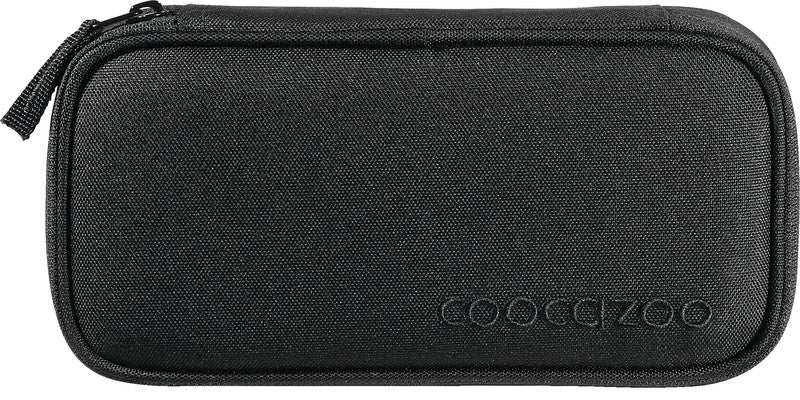 Coocazoo Schlamperetui, leer – Black Coal – Kunststoff – 24,0 × 6,0 × 11,0 cm