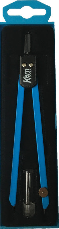 Kern scola Wandtafel-Zirkel – Schenkellänge 13,5 cm, Radius 15 cm, Messing, Blau