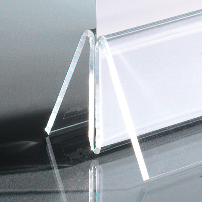 Sigel Kartenhalter – 100 × 50 mm, transparent, wiederablösbar, 2er-Pack