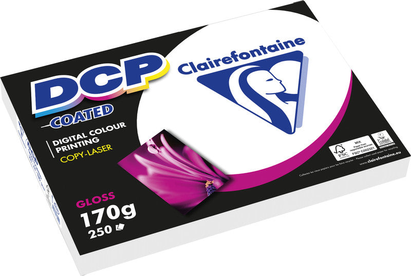 Clairefontaine Designpapier Weiss – A3, 170 g/m², 250 Blatt