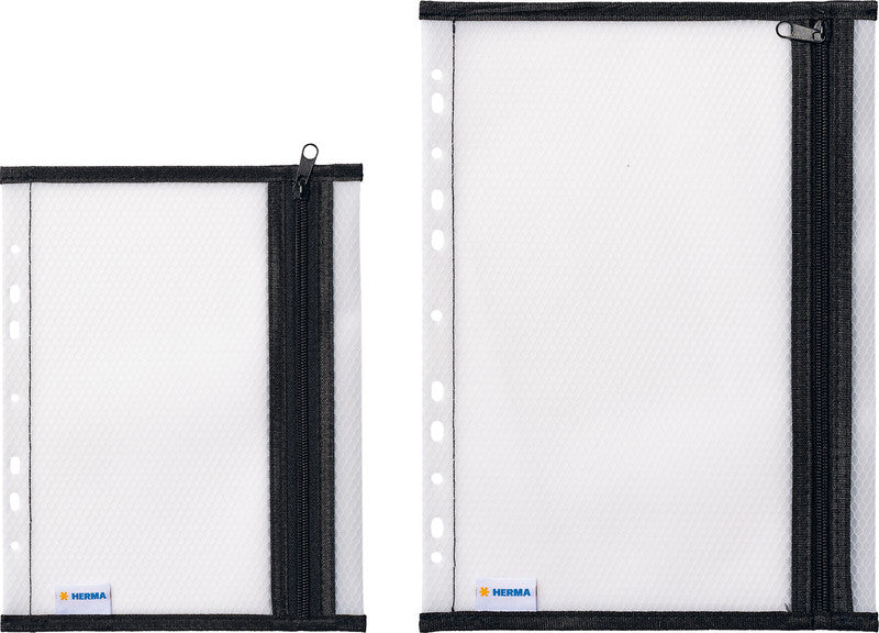 HERMA Sichtmappe A4 – transparent, Kunststoff, glänzend, 180 µm