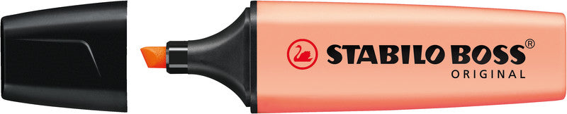 STABILO BOSS Original Textmarker Set 4 Pastellfarben – Keilspitze, 2–5 mm