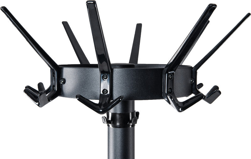 MAUL Garderobenständer (mit Schirmhalter, drehbare Krone) – Stahl – Schwarz – 1'725 mm