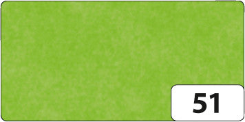 Folia Faserseide – 500 × 700 mm – 20 g/m² – hellgrün – 6 Blatt