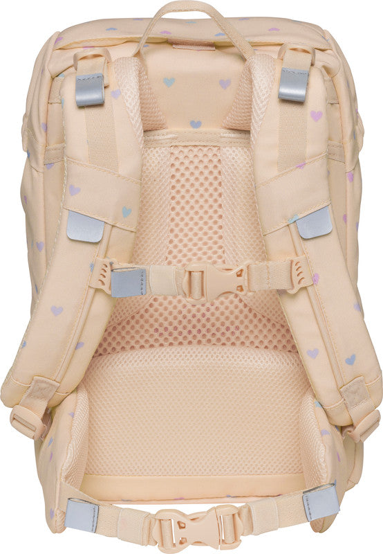 Beckmann Classic Schulrucksack – Yellow Heart – aus rPET