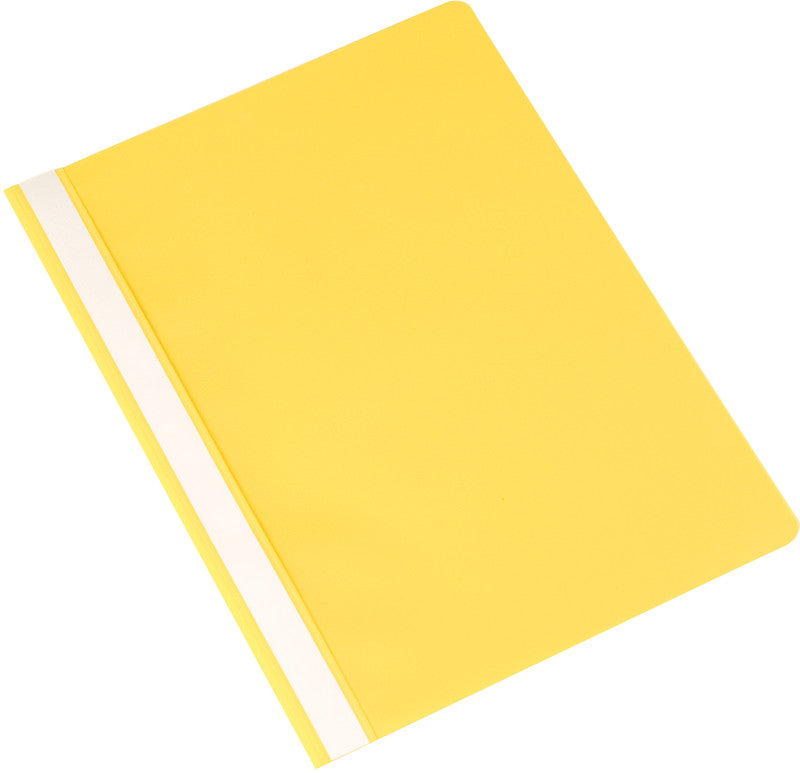 Q-CONNECT Schnellhefter – A4, PP, gelb, Beschriftungsfeld, 1 Stk.