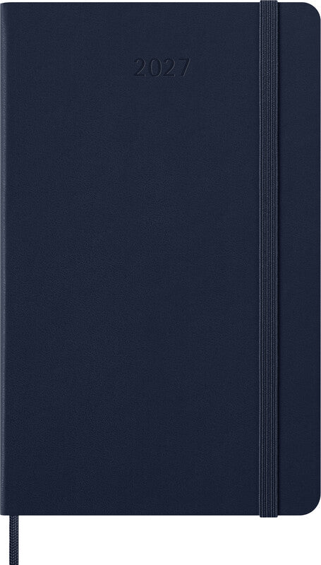 Moleskine Wochenagenda – 1 Woche/1 Seite, gebunden, 13 × 21 cm, saphirblau, FSC