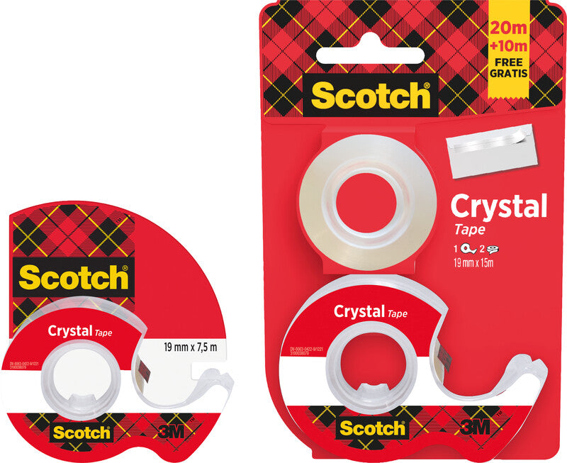 Scotch Handabroller – für Rollenbreite bis 19 mm, für Bandlänge bis 7,5 m, für Kern 1"