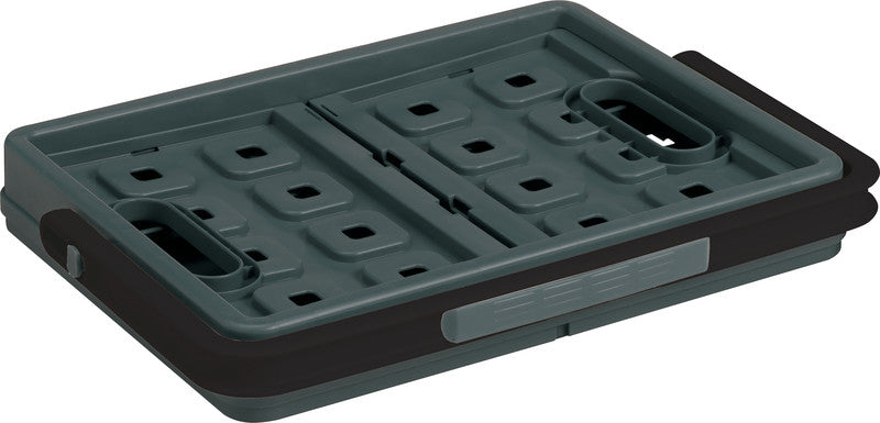 Helit Faltbox – Kunststoff, Schwarz, 44 × 21 × 31,5 cm