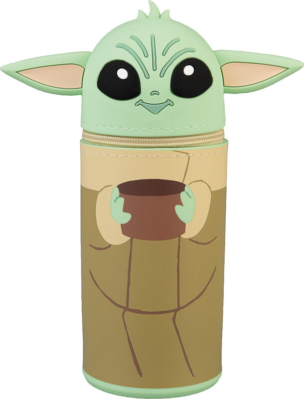 Star Wars – Schlamperetui, The Child Grogu, Mehrfarbig, Silikon, 7 × 18 cm