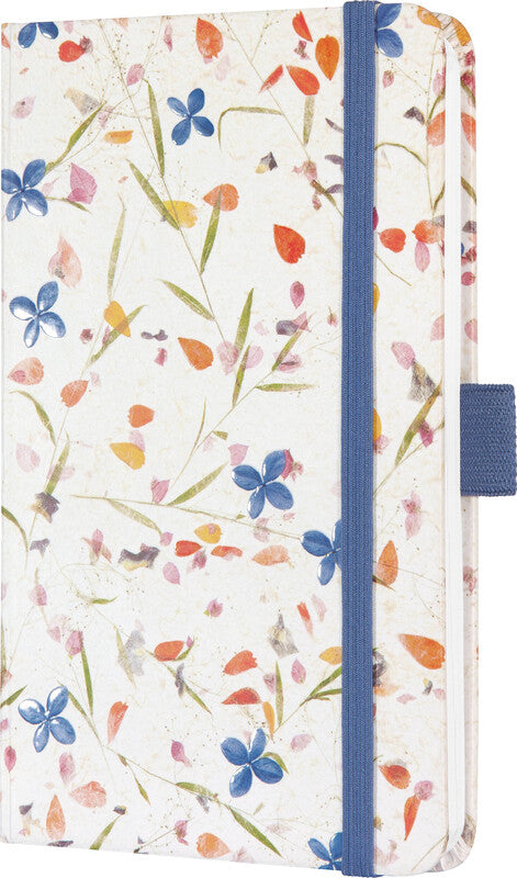 Sigel JOLIE Agenda – 1 Woche/2 Seiten, gebunden, A6, Jan–Dez 2027, mehrsprachig, Bloom Violet, FSC