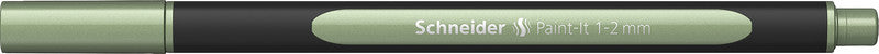Schneider Schreibgeräte Paint-It Filzstift Metallic – 1–2 mm, vintage grün metallic